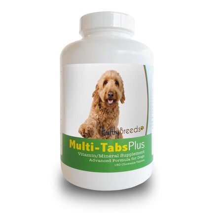 Healthy Breeds Goldendoodle Multi-Tabs Plus Chewable Tablets, 180PK 840235140210